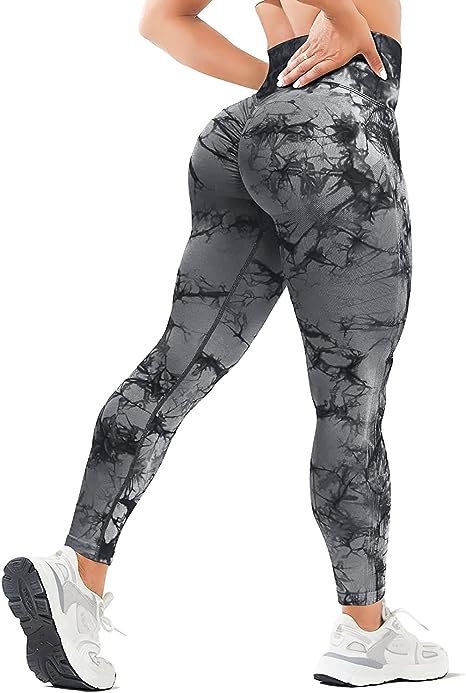 Photo 1 of  Women High Waist Seamless Workout Leggings Scrunch Butt Lifting Yoga Pants size M