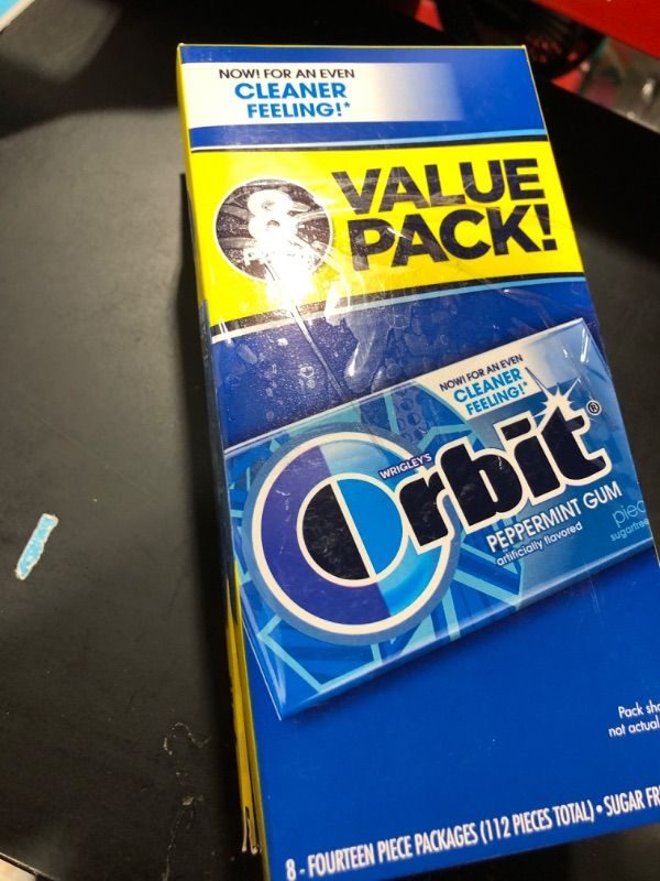 Photo 1 of 2 PACKS Peppermint Chewing Gum Peppermint