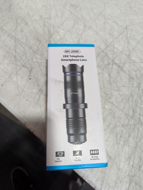 Photo 2 of APEXEL High Power 28x HD Phone Telephoto Lens with Remote Shutter Works with iPhone X/XR Samsung Pixel Android Any Smartphones 