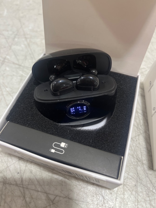 Photo 2 of CASCHO Ear Buds Wireless Earbuds V5.3, Ear Buds for Small Ears, 37H Playtime, Bluetooth Earbuds CVC8.0 Clear Call, Deep Bass, IPX7 Waterproof, Bluetooth Earphones Wireless Earbuds for iPhone Android 