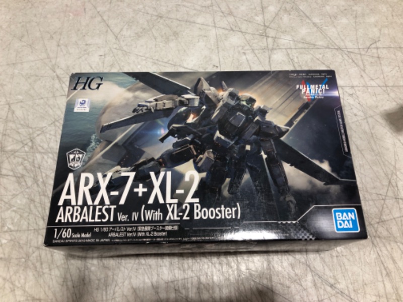 Photo 3 of Bandai Hobby HG Arbalest Ver.IV (Emergency Deployment Booster Equipment Ver.) Full Metal Panic! Invisible Victory 1/60 Figure Building Kits