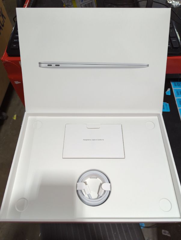 Photo 4 of "FACTORY SEALED"
Apple 2020 MacBook Air Laptop M1 Chip, 13" Retina Display, 8GB RAM, 256GB SSD Storage, Backlit Keyboard, FaceTime HD Camera, Touch ID. Works with iPhone/iPad; Silver 256GB Silver