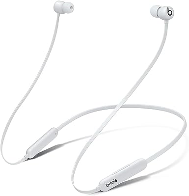 Photo 1 of Beats Flex Wireless Earbuds – Apple W1 Headphone Chip, Magnetic Earphones, Class 1 Bluetooth, 12 Hours of Listening Time, Built-in Microphone - Smoke Gray