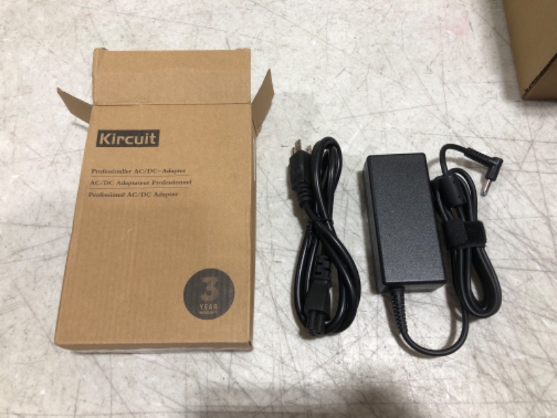 Photo 2 of Kircuit 10Ft AC/DC Adapter Replacement for RETRAK WHAFR24084001 19VDC 3.42A Power Supply Cord Battery Charger Mains PSU