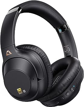 Photo 1 of Ankbit E500Pro+ Hybrid Active Noise Cancelling Bluetooth Headphones w/LDAC for Hi-Res Audio Hi-Fi Sound, Wireless Over-Ear Headphones with 90H Playtime, Voice Assistant for Calls/Travel/Office