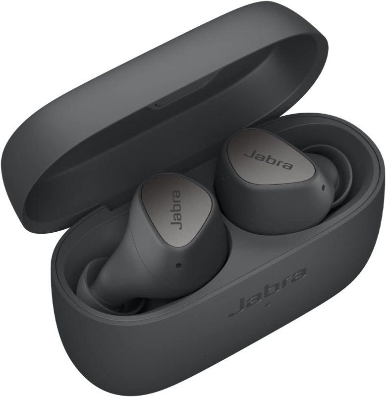 Photo 1 of Jabra Elite 3 in Ear Wireless Bluetooth Earbuds – Noise Isolating True Wireless Buds with 4 Built-in Microphones for Clear Calls, Rich Bass, Customizable Sound, and Mono Mode - Dark Grey