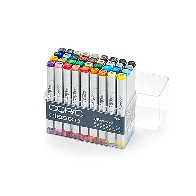 Photo 1 of Copic Classic Marker Set, 36-Piece Set, V2 