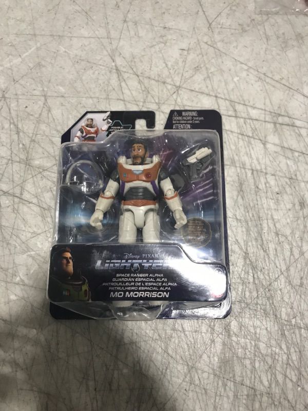 Photo 2 of Disney Pixar Lightyear Space Ranger Alpha Mo Morrison Authentic Action Figure 5 Inch Scale witth 14 Posable Joints, Movie Collectible 4 Years & Up