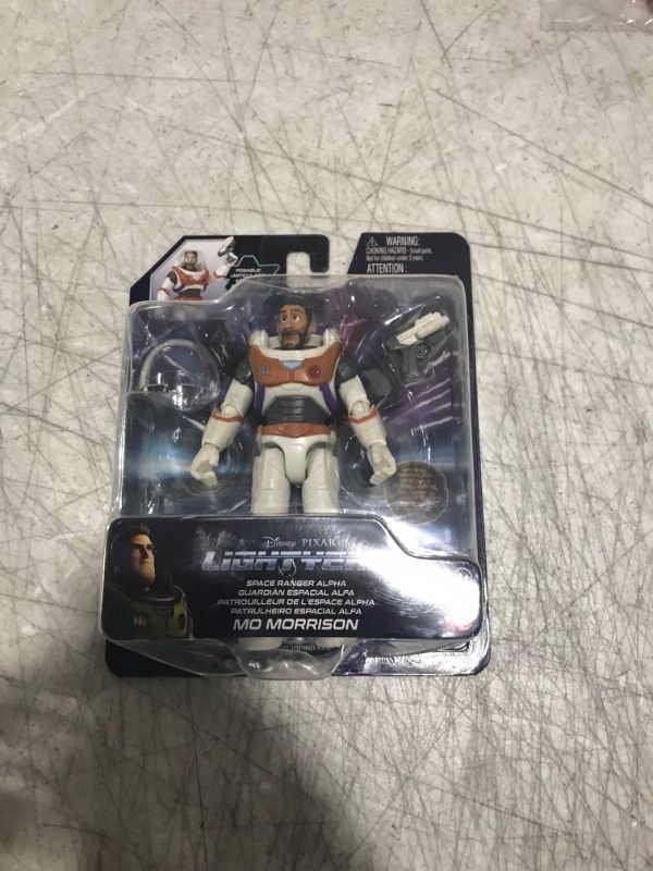 Photo 1 of Disney Pixar Lightyear Space Ranger Alpha Mo Morrison Authentic Action Figure 5 Inch Scale witth 14 Posable Joints, Movie Collectible 4 Years & Up
