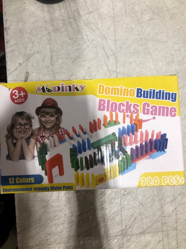 Photo 1 of Domino Building Blocks Game - 720 PCS 