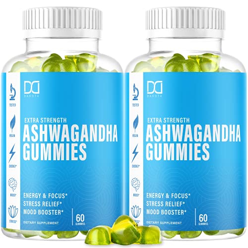 Photo 1 of (2 Pack) Ashwagandha Gummies with Organic Maca Root Powder Extract Supplements for Stress Relief