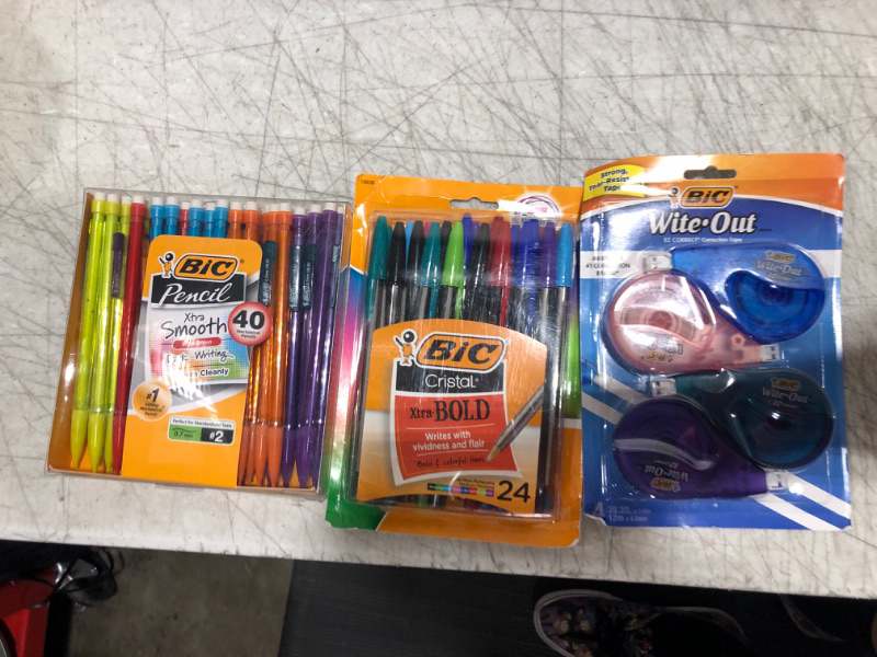 Photo 1 of Lot of BIC items - School Supplies or Ocffice 