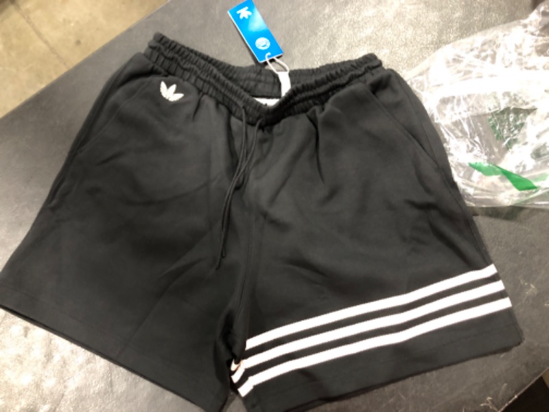 Photo 2 of adidas Originals Men's Adicolor Neuclassics Shorts Medium Black