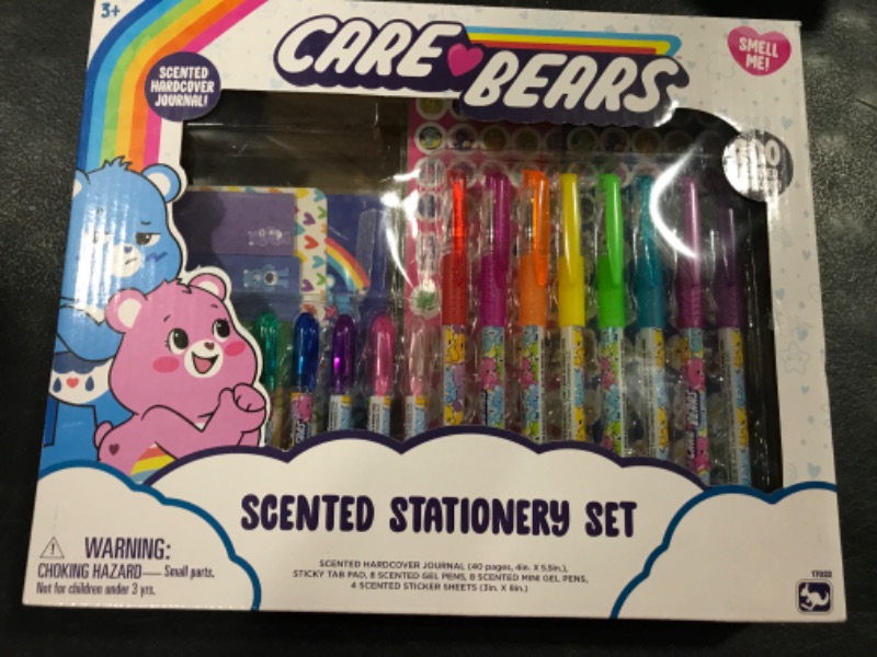 Photo 2 of Care Bears Scented Stationery Set - Fun & Fruity Writing Supplies for Kids - Personal Journal, Sticky Tab Pad, Gel Pens, Mini Gel Pens, Sticker Sheets For Ages 3+ 17022