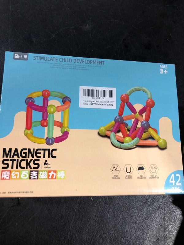 Photo 1 of 42PCS MAGNETIC STICKS -STIMULATE CHILD DEVELOPMENT