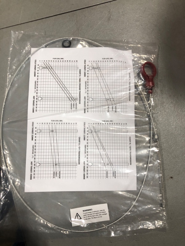 Photo 2 of Transmission Fluid Dipstick - Tool - | for: Select Chrysler Dodge Jeep vw Vehicles. | W/Instructions + Cap O-Ring | auto Trans : 8863B, 9336, 42RLE, NAG1, 62TE 2.7 3.5 3.6 3.7 5.7 6.1 6.4