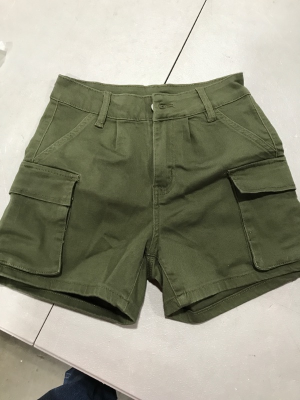 Photo 1 of Cargo Pants Women Baggy Hiking Casual Cotton Military Tactical Army Combat Work Pants with 7 Pockets Small 4 Inch-army Green