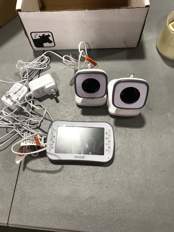 Photo 2 of A242-A Video Baby Monitor, 4.3" High Resolution Display, 2 Cams for 2 Rooms, 18-Hour Battery Life, 1000ft Range, 2-Way Communication, Secure Privacy Wireless Technology