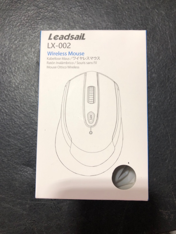 Photo 1 of LeadsaiL Wireless Mouse for Laptop, 2.4G Portable Slim Cordless Computer Mouse Less Noise for Laptop Optical Mouse with 6 Buttons,USB Mouse for Windows 10/8/7/Mac/MacBook Pro/Air/HP/Dell/Lenovo/Acer