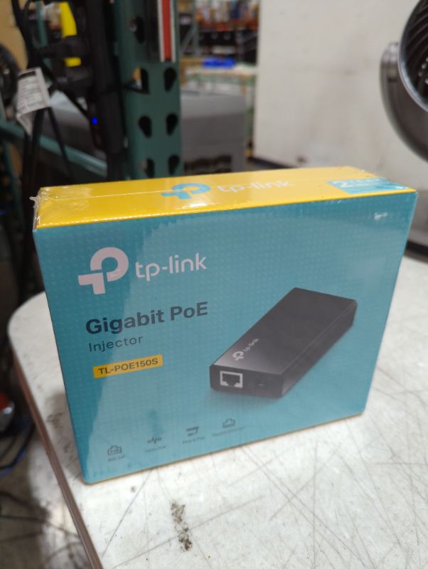 Photo 1 of TP-LINK TL-POE150S POE SPLITTER ADAPTER PLASTIC CASE PLUG AND PLAY