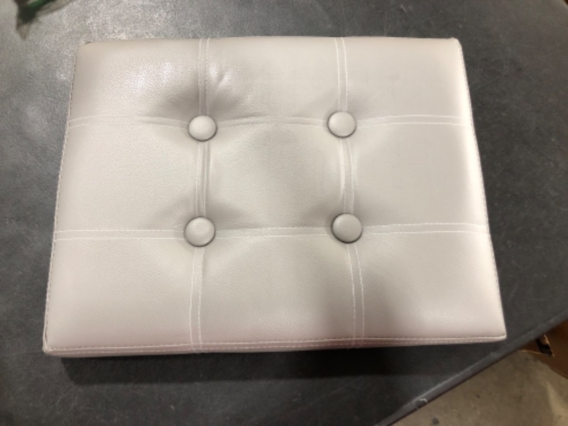 Photo 1 of 13x17" Small Grey Ottoman 