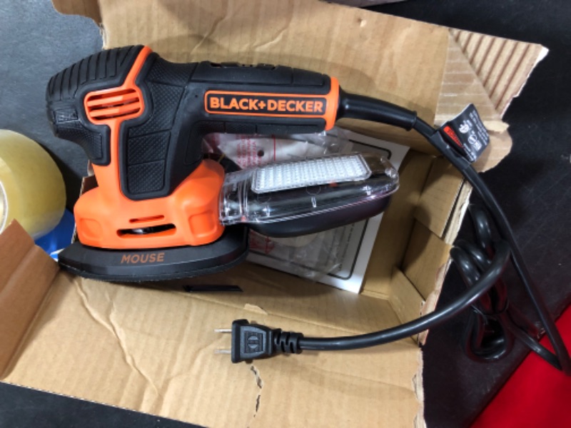 Photo 2 of BLACK+DECKER MOUSE 1.2 Amp Electric Detail Sander (BDEMS600)