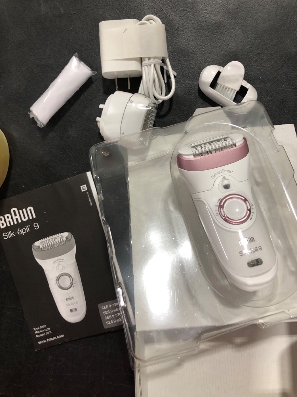 Photo 3 of Braun Epilator Silk-épil 9 9-720, Hair Removal for Women, Wet & Dry, Womens Shaver & Trimmer, Cordless, Rechargeable Silk-epil 9-720