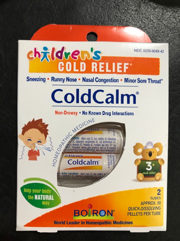 Photo 2 of Children's Coldcalm Pellets - Boiron - 160 - Pellet