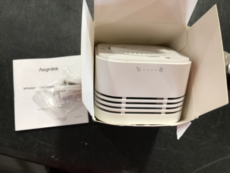 View 2 of Smoke Detector Battery Operated, AEGISLINK Fire Alarm Smoke Detector Wireless Interconnected, with Over 820 ft Transmission Range, S-RF200, 1-Pack RF Interlinked 1-Pack