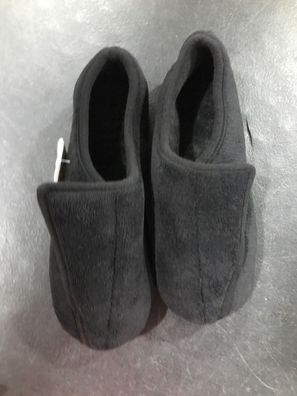 Photo 2 of (8) Men Memory Foam Diabetic Slippers Adjustable Arthritis Edema Swollen Feet Wide House Shoes Comfy Soft Non-Slip Plus Size Indoor Outdoor Slipper