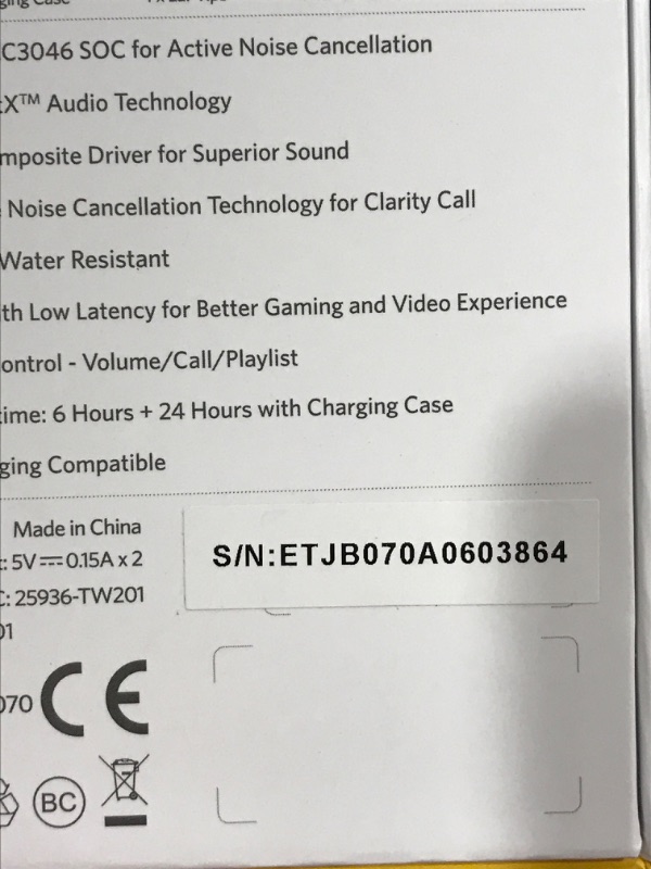 Photo 3 of EarFun Air S Noise Cancelling Wireless Earbuds, Qualcomm® aptX™, 4 Mics CVC 8.0 Call, Multipoint Connection, Wireless Charging, 10mm Wool Composite Drivers, App with Custom EQ, Game Mode, Black