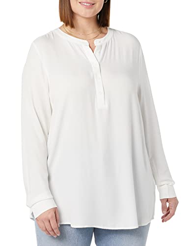 Photo 1 of (x-small) Amazon Essentials Women's Long-Sleeve Woven Blouse, Ivory, X-Small