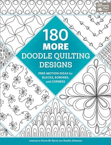 Photo 1 of 180 More Doodle Quilting Designs: Free-Motion Ideas for Blocks, Borders, and Corners