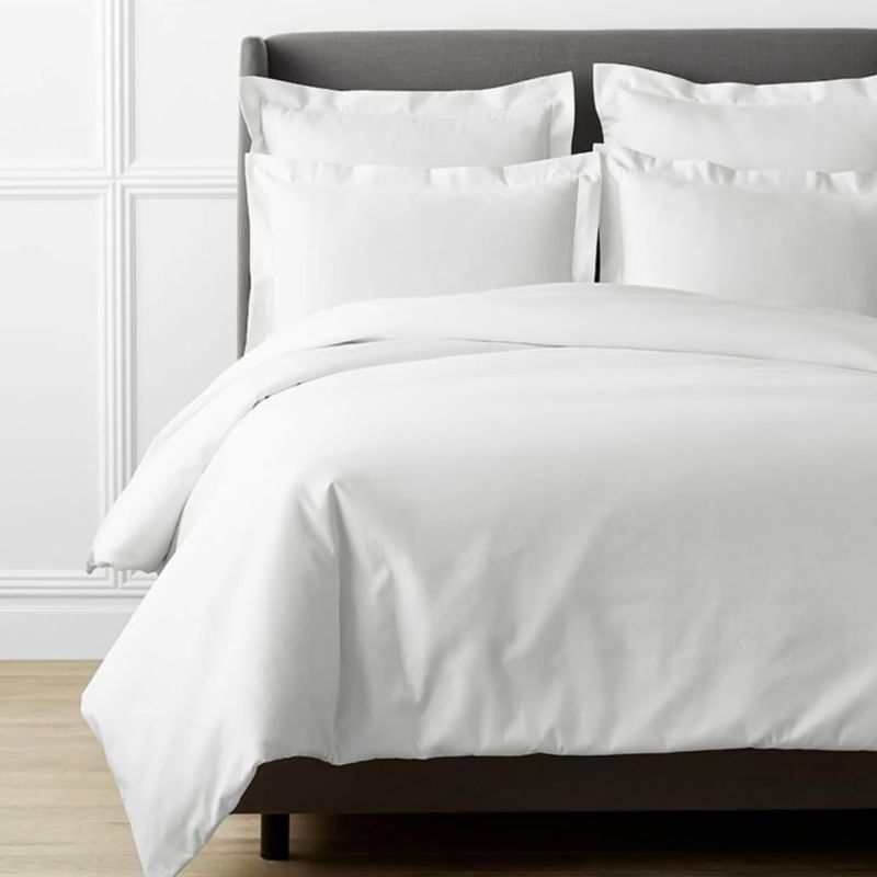 Photo 1 of 1000 Thread Count Oversized King Duvet Cover And Set (Oversized King, White)