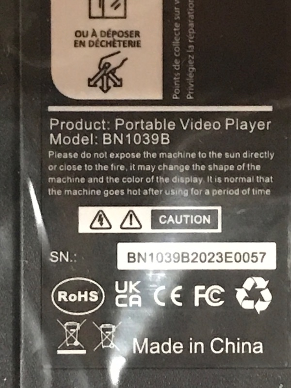 Photo 1 of 10.5" Dual Screen Portable DVD Player for Car with Built-in Rechargeable Battery, Support USB/SD Card, Last Memory, Play a Same or Two Different Movies (2 X DVD Player)