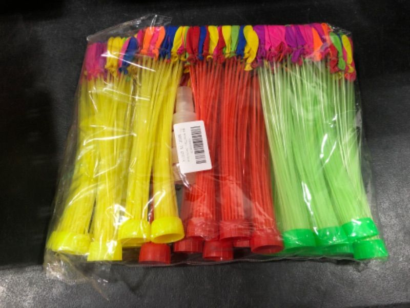 Photo 1 of 777 Quick Fill Colored Water Balloons Self Sealing Instant Balloons Refillable Summer Splash Fun Party Games for Kids Water Balloons Set for Young Adults Summer Beach Party Pool Splash Fun