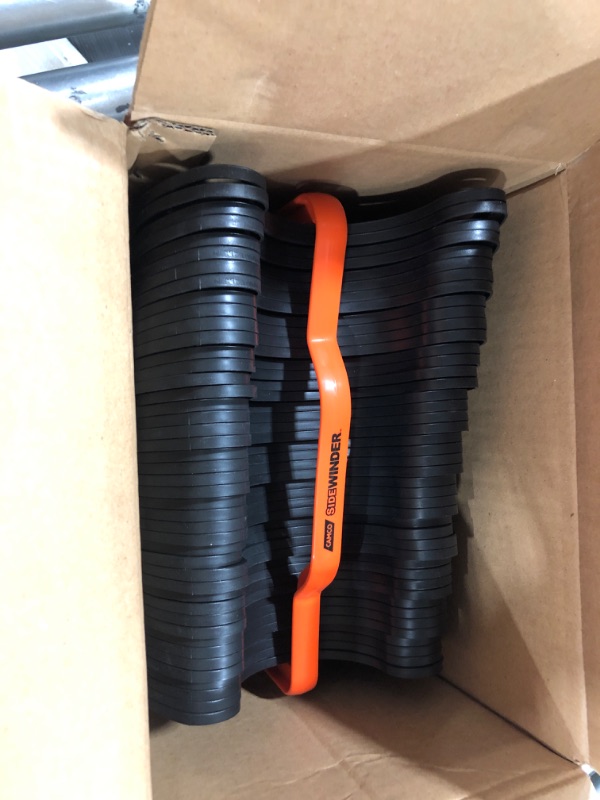 Photo 2 of Camco Sidewinder RV Sewer Support | Made from Sturdy Lightweight Plastic | Curve Around Obstacles and Won't Creep Closed | 20 Feet | Black | (43052) Frustration Free Packaging