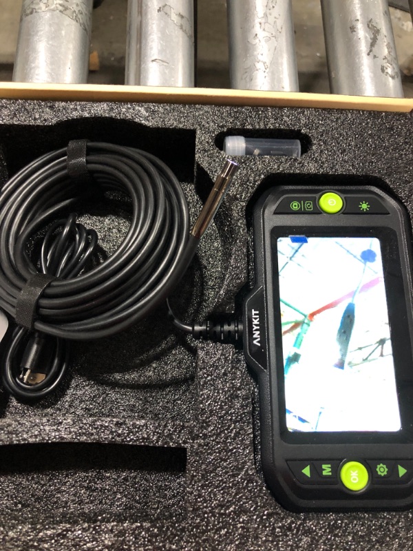 Photo 3 of Anykit 5.5mm Borescope Endoscope, 1080P Inspection Camera, IP67 Waterproof Snake Camera with 6 LED Lights, LCD Screen, 16.4FT Gooseneck Camera for Cylinder, Drain Pipe, Ceiling and HVAC Inspection
