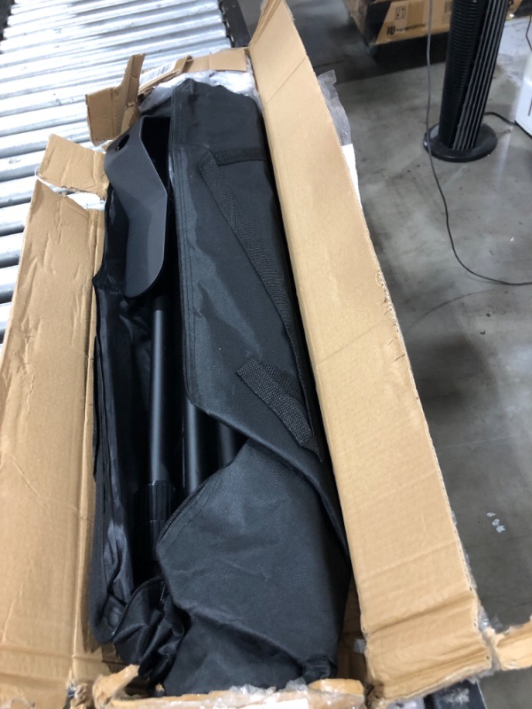 Photo 1 of AkTop 10 x 8 ft Heavy Duty Backdrop Banner Stand Kit, Adjustable Photography Step and Repeat Stand for Parties, Portable Trade Show Photo Booth Background with Carrying Bag 10'×8'