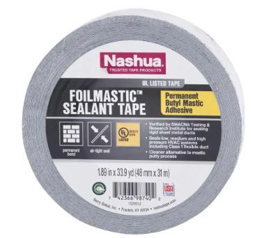 Photo 1 of 1.89 in. x 33.9 yd. Foilmastic Sealant Duct Tape
