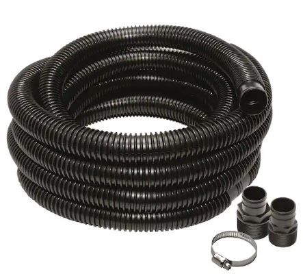 Photo 1 of 1-1/4 in. x 24 ft. Sump Pump Discharge Hose Kit
