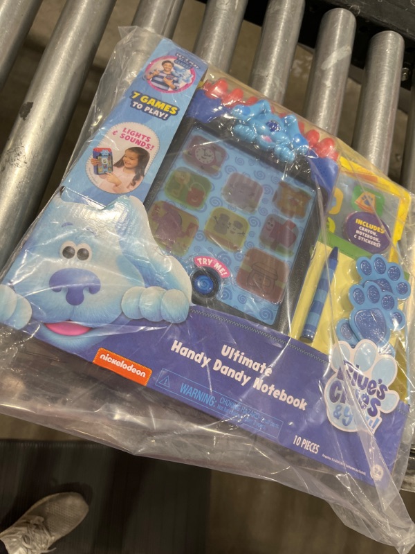 Photo 2 of Blue’s Clues & You! Ultimate Handy Dandy Notebook, Interactive Kids Toy with Lights and Sounds, Blue's Clues Game, by Just Play