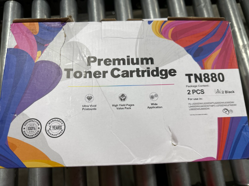 Photo 1 of PREMIUM TONER CARTRIDGE TN880 2 PCS