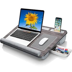 Photo 1 of Gimars Home Office Lap Desk Fits up to 17 Inches Laptop with Dual CushionWrist