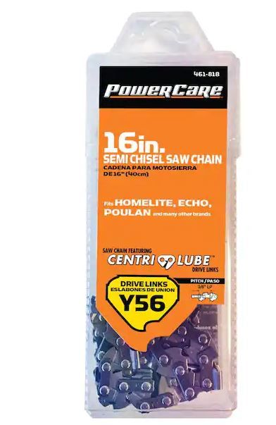 Photo 1 of 16 in. Chainsaw Chain, 56 Link
