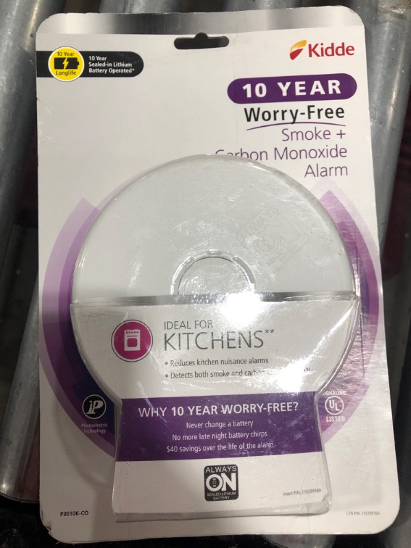 Photo 2 of 10-Year Worry Free Smoke & Carbon Monoxide Detector, Lithium Battery Powered with Photoelectric Sensor