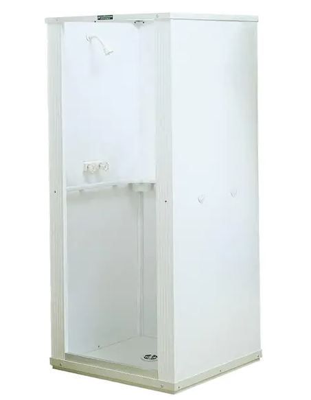 Photo 1 of 32 in. x 32 in. x 75 in. Shower Stall with Standard Base in White
