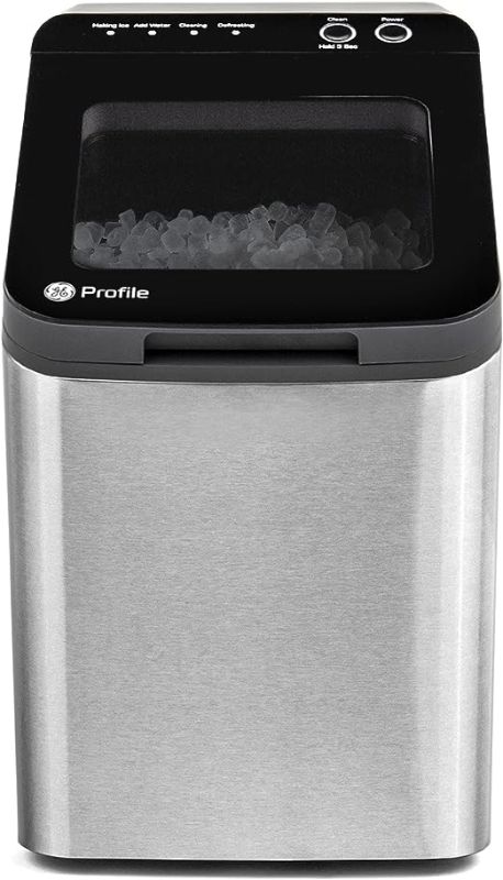 Photo 1 of 
Roll over image to zoom in
GE Profile Opal 1.0 Nugget Ice Maker| Countertop Pebble Ice Maker | Portable Ice Machine Makes up to 34 lbs. of Ice Per Day | Stainless Steel Finish