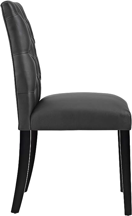 Photo 1 of 
Roll over image to zoom in






VIDEO

SIZE
Modway MO- Duchess Modern Tufted Button Faux Leather Upholstered Parsons, Dining Chair, Black