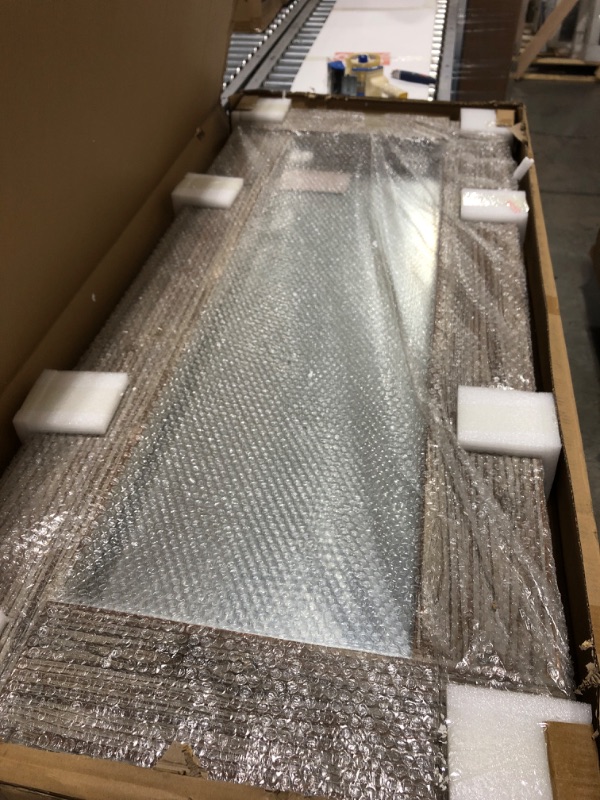 Photo 1 of Barnyard Designs Full Length Floor Mirror - Unfinished Wood Leaner Mirror, Large Full Body Rustic Frame, Standing, Leaning or Hanging, Farmhouse Living Room & Bedroom, Natural (24x58 Inch)